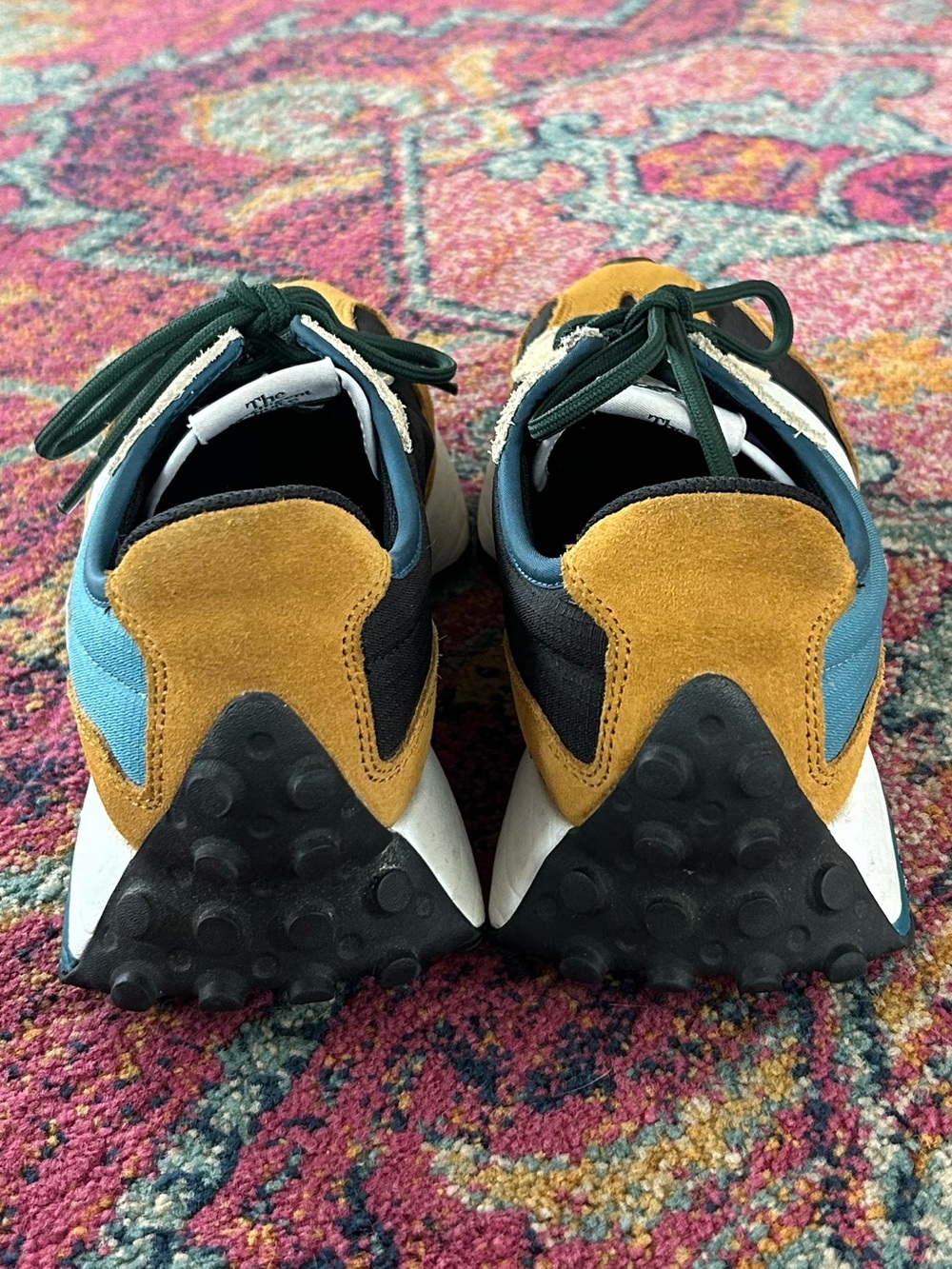 New Balance | Women’s Brown/Teal ‘Workwear Moonstone’ 327 Lace Up Sneakers Sz 10 - Picture 12 of 16